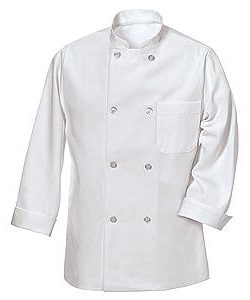 sizes XS to 2XL black knot & piping 0408 Barcelona executive chef coat 