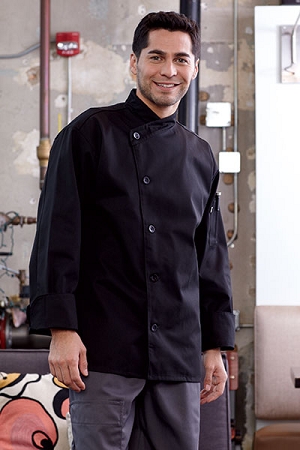 Black sizes from XS to 2XL 0482 Uncommon Threads Rio chef coat 